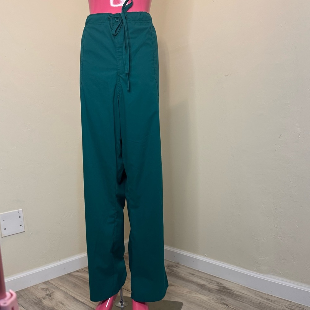 Cherokee Workwear Women’s Scrub Pants | 2XL | Green Elastic Waist Medical